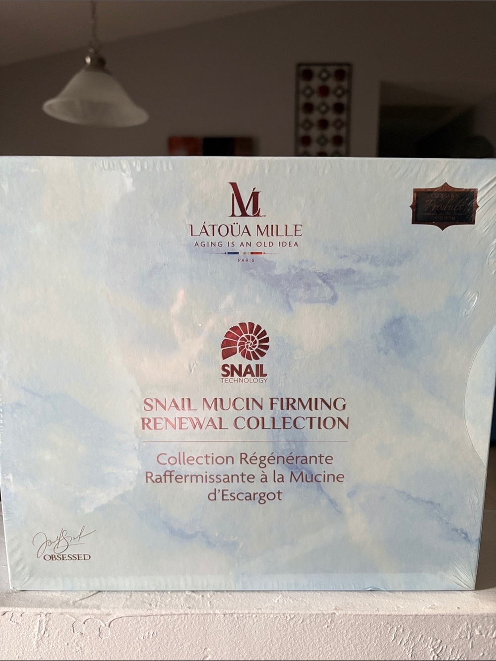 Snail Mucin Firming Renewal Collection - Cream/Red Accents